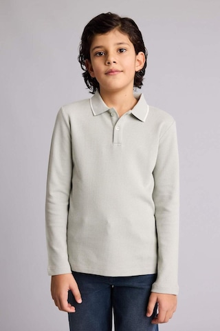 Defacto Regular Fıt Polo Yaka Waffle Uzun Kollu Polo Tişört Erkek Çocuk H1882a826spgn1255 Yeşil-gn1255