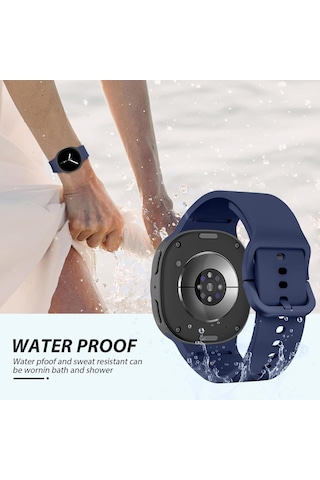 Samsung Galaxy Uyumlu Watch 8 40mm 44mm Classic 46mm Lansman 1-1 Kordon Spor Silikon Band