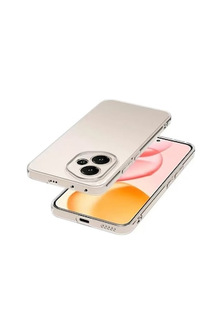 Noktaks - Honor Uyumlu Honor 400 - Kılıf Şeffaf Soft Slim Fitt Süper Silikon Kapak - Şeffaf - T38293 Şeffaf