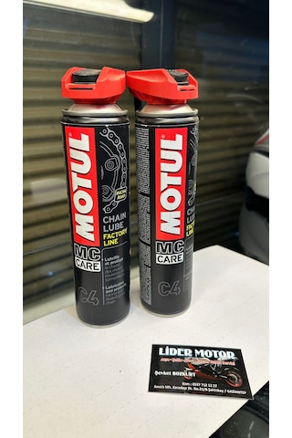 Motul C4 Chain Lube Zincir Yağlama Spreyi 2 x 400 ML