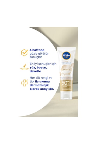 Luminous630 Leke Karşıtı Güneş Koruyucu Yüz Kremi 40ml, Spf50, Hyalüronik Asit, E Vitamini, Uva/uvb