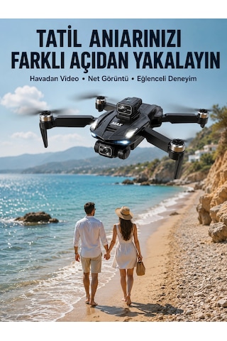 Znv Zenvia Mey İthalat Taşınabilir Katlanabilir Drone İle Açık Alanlarda Keyifli Uçuş Deneyimi Znv2025 Cmn