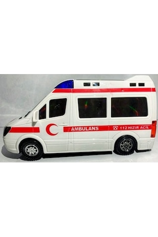 Kardelen Pilli Ambulans Büyük Boy Sesli Işıklı Ambulans