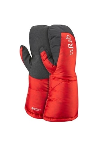 Rab Endurance Ördek Tüyü Yüksek Dağ Eldiveni Kırmızı