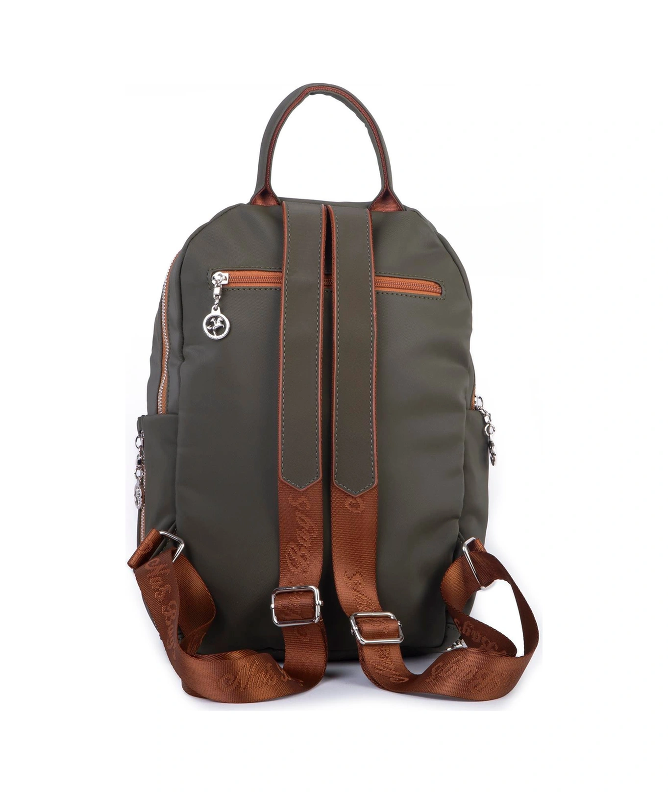 Nas Bag Kadın Çok Gözlü Sırt Çantası Yeşil Taba Buzzy Yeşil