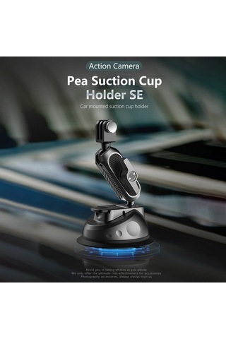 Moly Abs Plastik Araç Süspansiyonu: 360 Döner İki Toplu, Gümüş, 85mm, İphone/gopro/ınsta360/mirrorless Kamera Uyumlu