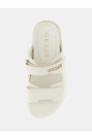 Guess Faxon Kadın Beyaz Sandalet Fljfaxele03-cream Beyaz