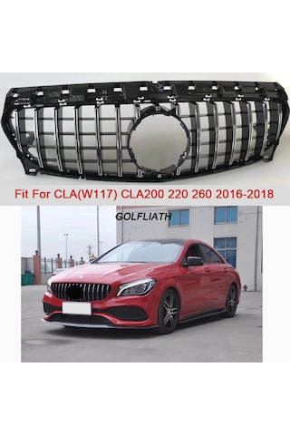 Mercedes W117 Cla Gtr Ön Panjur Izgara 2016-2018 Makyajlı