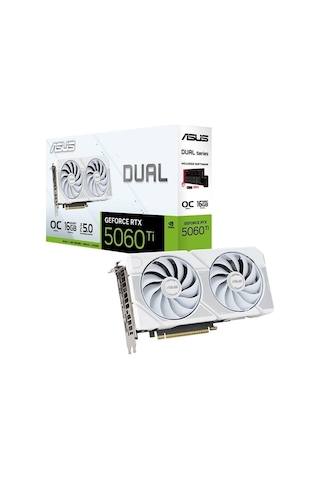 Asus Dual 16gb Rtx 5060 Ti 016g Gddr7 128bit Whıte Edıtıon