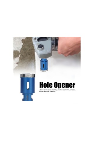 Ximistore9 M14 Dişli Elmas Delik Testeresi, Mermer Granit Taş Kesici, 38mm Çaplı Dayanıklı Delme Aracı