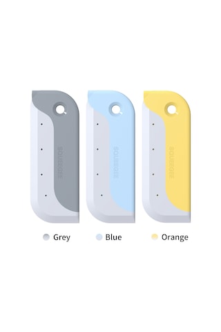 Suofeng Ev İçin Cam Silici - Kuru & Parlak Sonuç, Hafif Tasarım, Mutfak/banyo Uygun, Gri Renk Cd019 Gri