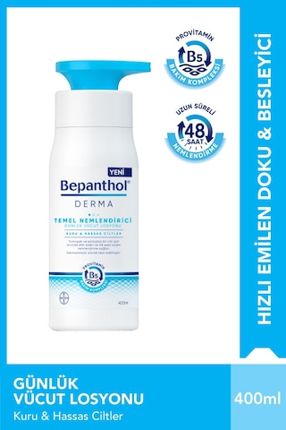 Bepanthol Derma Temel Nemlendiricili Günlük Vücut Losyonu 400 ML