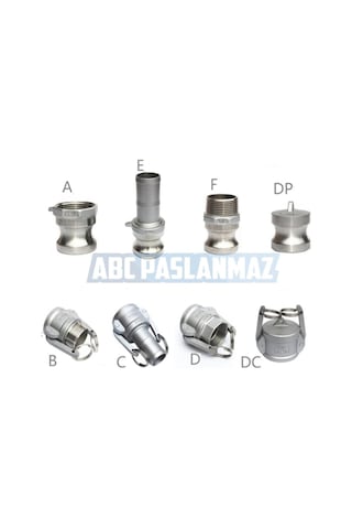 Paslanmaz Krom Kamlok 304 Kalite (Farklı Tip Ve Ölçü Seçenekleri)