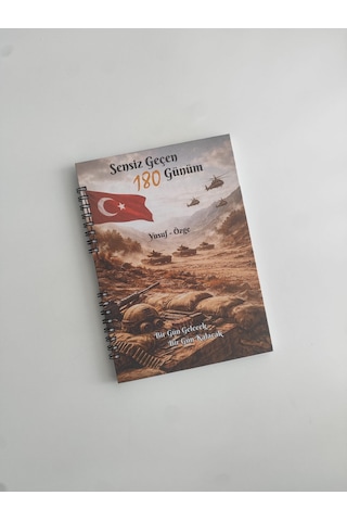 Asker Günlüğü, Anı Defteri, Hatıra Defteri, Özel Hediye Çok Renkli