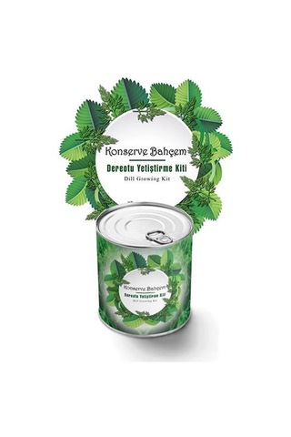 Buffer Konserve Bahçem Evde Konservede Dereotu Yetiştirme Kiti Aparatı
