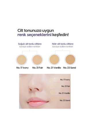Missha Yoğun Kapatıcı, Nemli Ve Parlak Bitişli Cushion Glow Layering Fit Cushion Spf50+/pa++++ No.23 Sand 23