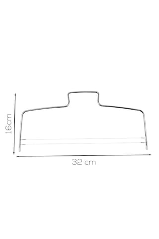Porsima Ivo-pst156 2 Telli Paslanmaz Ayarlanabilir Pasta Kesici Kek Katmanı Dilimleme Teli Çelik