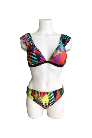 Alfa Aksesuar 03 Sunset Bayan Geniş Üçgen Bikini Siyah