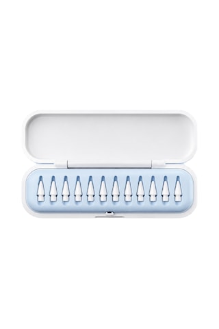 Uray Store Apple Pencil Uyumlu 12'li Yedek Kalem Ucu Seti - Beyaz