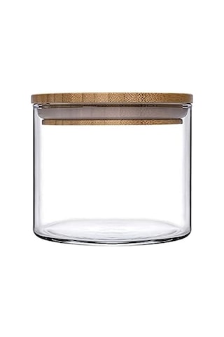 Ahşap Kapaklı Kavanoz, 700 Ml 7009