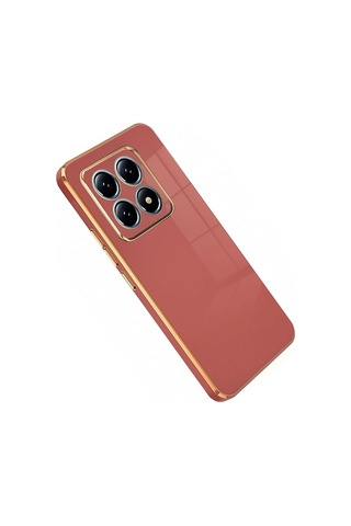 Xiaomi Mi 14t Pro Volet Silikon - Kırmızı Düz Renkli