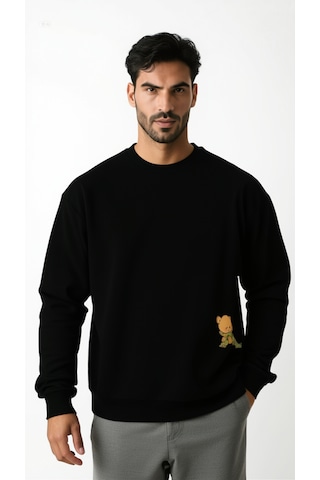 Ogc Ayı Kombin Sweatshirt Siyah