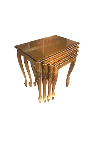 Zigon Lükens Aslan Klasik Model Kayın Torna Ayak Parlak Gold La