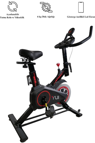 Xv15 Esential Profesyonel Spinning Bike Kondisyon Bisikleti Ve Kondisyon Aleti Siyah