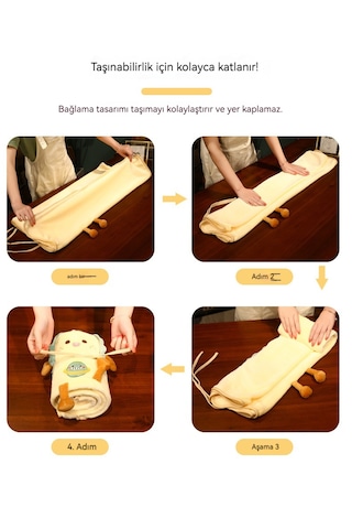 Toast Ofis Şekerleme Battaniyesi Tek Kişilik Battaniye-kaktüs