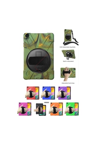 Apple Uyumlu iPad 9.7 2017 5.Nesil Kılıf A1822 A1823 Defender Zırh Case