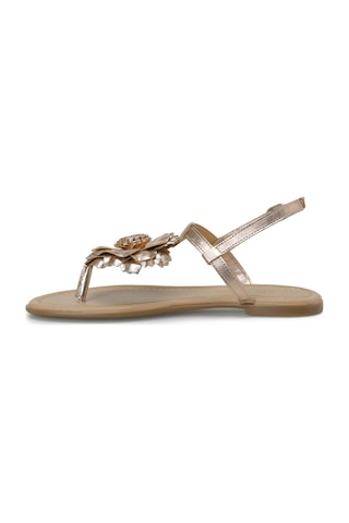 Butigo 26s-8048 Bronz Kadın Düz Sandalet 000000000102725345 Altın