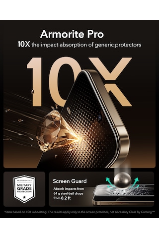 Apple İphone 17 Pro Max Ultrafit Armorite Pro Cam Ekran Koruyucu