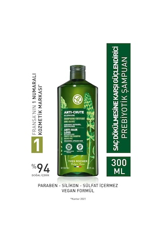 Yves Rocher Anti-Chute Dökülme Karşıtı Prebiyotik 300 ML + Saç Kremi 200 ML + Ginseng Serum 75 ML