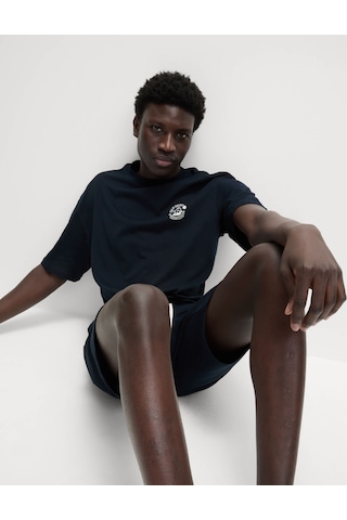 Marks & Spencer Saf Pamuklu Pijama Takımı T07005119 Lacivert