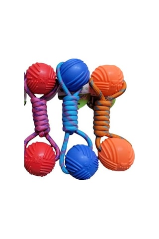 Köpekler İçin Dayanıklı Kauçuk Toplu Oyuncak Tdrtr Çok Renkli
