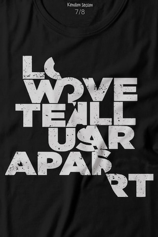 Kendim Seçtim Joy Division Love Will Tear Us Ian Curtıs Baskılı Tişört Çocuk T-shirt 001