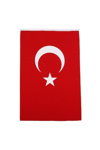Türk Bayrağı Alpaka Kumaş 120x180cm. Kırmızı / 120 X 180