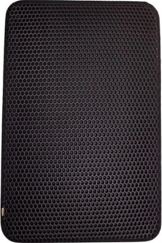 Cattie Premium Cattie Altıgen Model Kum Toplayıcı Fonksiyonel Kedi Paspası Siyah 37X50 Cm Siyah