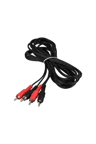 Sh Powermaster Pm-428 Siyah 5 Metre 2 Rca + 2 Rca Kablo Najmaddin