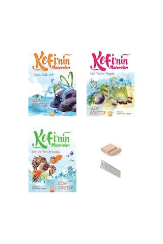 Kefi'nin Maceraları / Uçan Balık&tarihin Peşinde¥i Arkadaşı / 2. Sınıf Hikaye +tablet Tutucu
