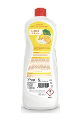 Porçözbulaşık Deterjanı Limon Kokulu 2 X 675 Ml