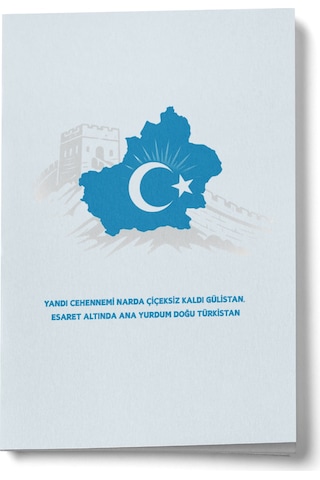 Ana Yurdu Doğu Türkistan Mini Defter Çok Renkli