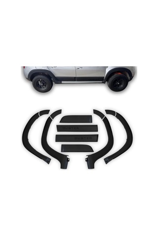 Dacia Duster İle Uyumlu Oem Kapı Ve Çamurluk Koruma Dodik Seti 2010 2017
