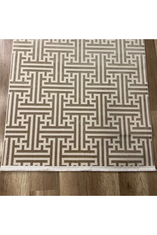 Hoom Rugs Aria 1128 Vizon Pamuk Tabanlı Modern Halı Vizon