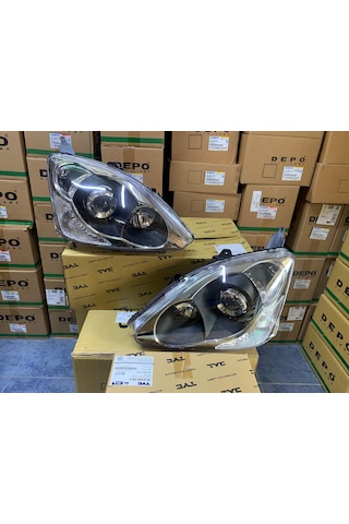 Honda Civic Hb Type R 2001-2005 Tyc Sağ Ve Sol Far Takım 33101-s5t-g61 / 33151-s5t-g61