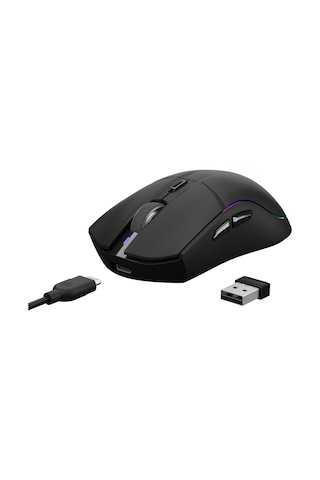 Gamdıas Hades M3, Rgb Aydınlatma, 2.4ghz Ve Bluetooth Kablosuz, 7 Programlanabilir Buton, Şarj Edilebilir, Type-c, Gaming Mouse, 10.000 Dpı, Siyah Sc-400