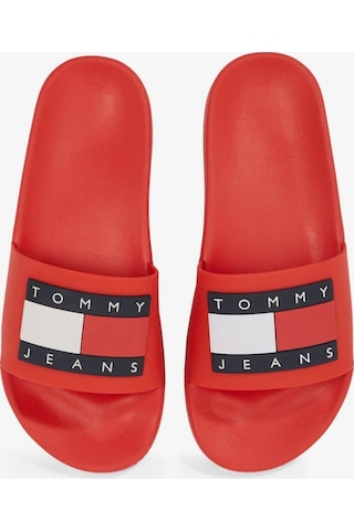 Tommy Jeans Flag Pool Slıde Kırmızı