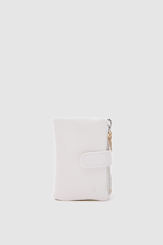 Shule Bags Kei Cüzdan Beyaz Beyaz
