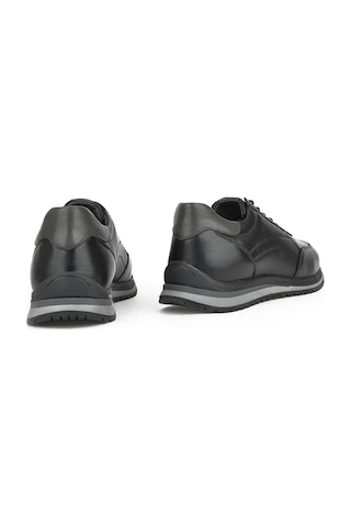 Ziya, Erkek Hakiki Deri Sneaker 1611002z415 Siyah 1231002 415 000
