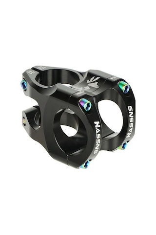 Reedark 35mm Ultra Hafif Delikli Alüminyum Direksiyon Bağlantısı, Yüksek Dayanıklı, Tam Cnc İşlemli, Dağ Bisikleti İniş İçin, Siyah Kutulu Siyah